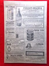 Pubblicità del 1894 usato  Enna