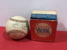 Bola de beisebol oficial da Liga Nacional 1952-1957 SPALDING Warren Giles com caixa comprar usado  Enviando para Brazil