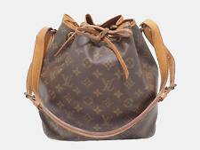 Autêntica bolsa de ombro Louis Vuitton monograma Petit Noe M42224 marrom #0118 comprar usado  Enviando para Brazil