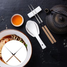 Usado,  Edelstahl -Sushi -Essstäbchen Reisen Moribashi-Stäbchen Servieren comprar usado  Enviando para Brazil