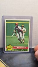 1976 Topps - #10 Lou Brock na sprzedaż  Wysyłka do Poland