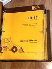 Carregadeira de rodas Fiat Allis FR35 conjunto manual de reparo de serviço de fábrica FR 35 FABRICANTE DE EQUIPAMENTO ORIGINAL ** comprar usado  Enviando para Brazil