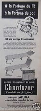 1955 advertising chantazur d'occasion  Expédié en Belgium