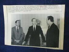 1991 James Baker & Taher Masri & Zeid Bin Shaker foto antiga de imprensa de fio comprar usado  Enviando para Brazil