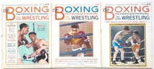 Boxing International All Star Wrestling magazyn 1965 (zestaw 3 numerów) na sprzedaż  PL