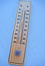 Thermometer holz celsius gebraucht kaufen  Falkenstein