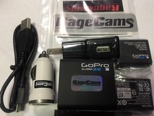 GoPro HD Hero4 preto prata câmera bateria LI-ION carregador duplo parede carro kit automático comprar usado  Enviando para Brazil