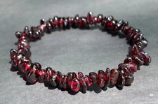 Bracelet perles grenat d'occasion  Bordeaux-