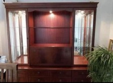 Long wooden buffet for sale  FERNDOWN