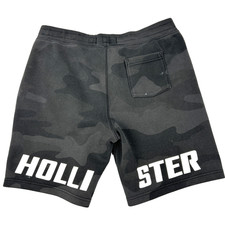 Usado, Bermuda de lã masculina vintage Hollister XL preta camuflada Abercrombie bolsos cordão comprar usado  Enviando para Brazil
