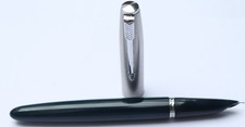 Caneta-tinteiro vintage Parker 21 corpo azul escuro aço fino nova na caixa EUA comprar usado  Enviando para Brazil