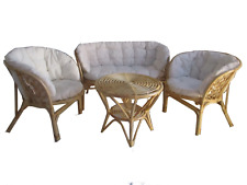 Salotto rattan naturale usato  Argenta
