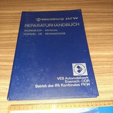 Wartburg 353w reparaturhandbuc gebraucht kaufen  Wittenberge