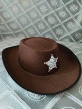 Cappello cowboy sceriffo usato  Virle Piemonte