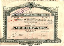1928 paris. action d'occasion  Expédié en Belgium