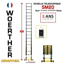 Echelle télescopique 5m20 d'occasion  Nice-