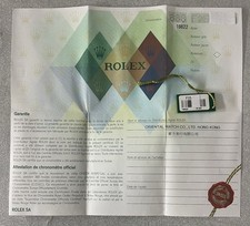 Rolex guarantee warranty usato Rolex guarantee warranty usato  Italia