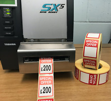 Rouge - Prix Stickers / Étiquettes pour Utilisation Avec Thermal Imprimantes comprar usado  Enviando para Brazil