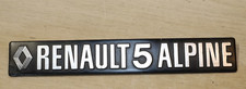 Renault alpine typenschild gebraucht kaufen  Kolbermoor