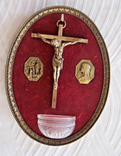 Benitier jesus bronze d'occasion  Poix-du-Nord