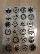 Silikonstempel adventskalender gebraucht kaufen  Stuttgart