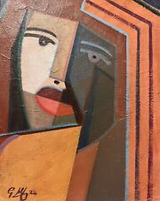 Original cubist portrait for sale  CHICHESTER