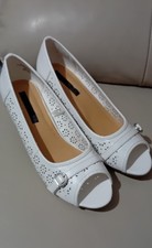 Ladies white wedge for sale  WILLENHALL