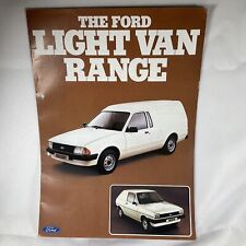 Vintage van brochures for sale  KETTERING