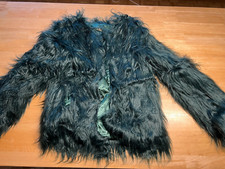 Plüschjacke grün mega gebraucht kaufen  Hamburg