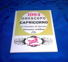 Oroscopo capricorno 1984 usato  Sinalunga