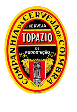 1930 COMPANHIA DA CERVEJA DE COIMBRA, COIMBRA, RÓTULO DE CERVEJA PORTUGAL TOPÁZIO, usado comprar usado 1930 COMPANHIA DA CERVEJA DE COIMBRA, COIMBRA, RÓTULO DE CERVEJA PORTUGAL TOPÁZIO, usado comprar usado  Enviando para Brazil
