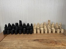 Vintage resin chessmen for sale  SUTTON COLDFIELD