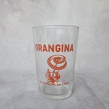 Verre orangina vintage d'occasion  Méry-sur-Seine