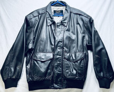 Vtg leather bomber for sale  Germantown