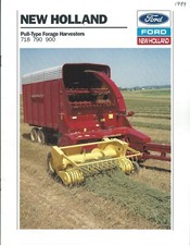 Folheto de equipamentos agrícolas - New Holland - 718 790 900 - Colheitadeira de forragem (F6712), usado comprar usado  Enviando para Brazil