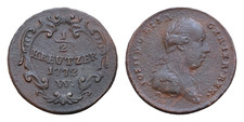 Joseph II, Casa de Habsburgo. 1/2 Kreutzer 1772. Viena., usado comprar usado  Enviando para Brazil
