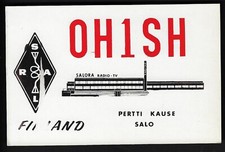 Qsl card oh1sh d'occasion  Expédié en Belgium