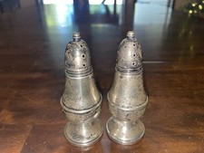 Shakers de sal e pimenta de prata esterlina. Sem marca de fabricante comprar usado  Enviando para Brazil