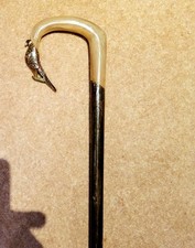 Usado, Bastão de caminhada Rams Horn Shepherd's Crook - 40" polegadas 102cm peruca escultura em faisão comprar usado  Enviando para Brazil