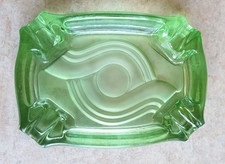 Cendrier verre vert d'occasion  Véron