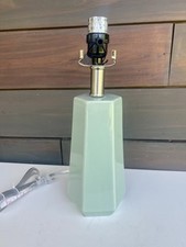 Lâmpada grande de cerâmica mergulhada base verde formato interessante 14,5” H comprar usado  Enviando para Brazil