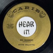 Island Soul R&B Popcorn Calypso 45 RICHIE DELAMORE Big Bamboo CARIB rare HEAR comprar usado  Enviando para Brazil