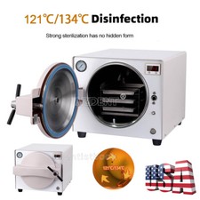 Esterilizador a vapor autoclave laboratório odontológico 18L esterilização médica tanque de aço 1000W comprar usado  Enviando para Brazil