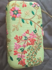 Mint green clutch for sale  STOURBRIDGE