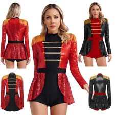 Fantasia cosplay feminina circo Ringmaster tema festa franja saia bodysuit comprar usado  Enviando para Brazil