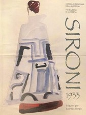Sironi 1933. figurini usato  Firenze