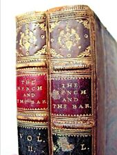 The Bench and The Bar. London, 1837. Vol I. II. segunda mano  Embacar hacia Argentina