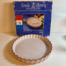 Usado, Panelas francesas vintage EMILE HENRY Verone blush grés quiche prato tourtiere comprar usado  Enviando para Brazil