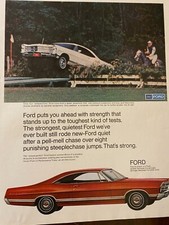 Carros Ford, personalizados, página inteira vintage anúncio impresso de grande formato comprar usado  Enviando para Brazil