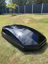 Exodus black roofbox for sale  HOCKLEY